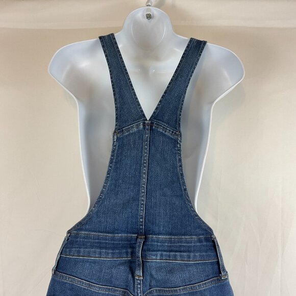 Madewell Denim Relaxed Carpenter Overalls XS Blue - Picture 9 of 14